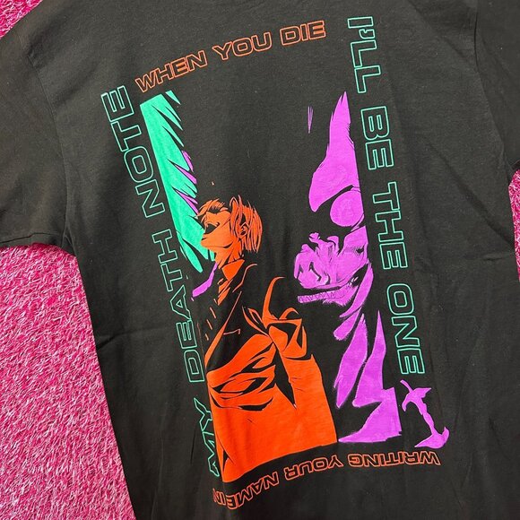 Death Note Write Your Name Light Yagami & Ryuk Women’s Tee L - Picture 4 of 4